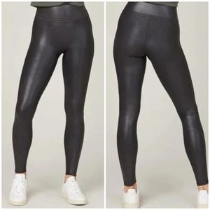 Spanx Faux Leather Petite Leggings S